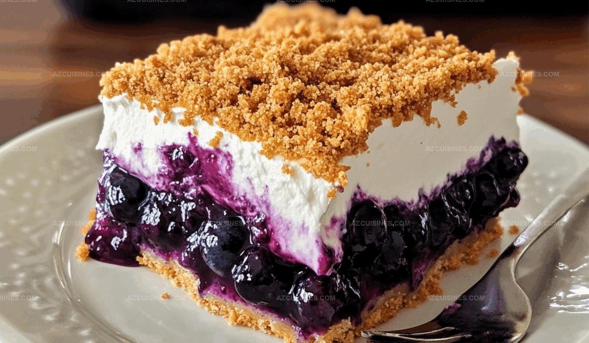 No-Bake Blueberry Yum Yum Recipe