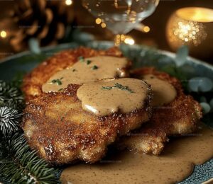 Pork Schnitzel With Dijon Gravy Recipe