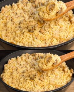 Creamy Chicken and Mushroom Risotto Recipe