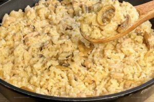 Creamy Chicken and Mushroom Risotto Recipe