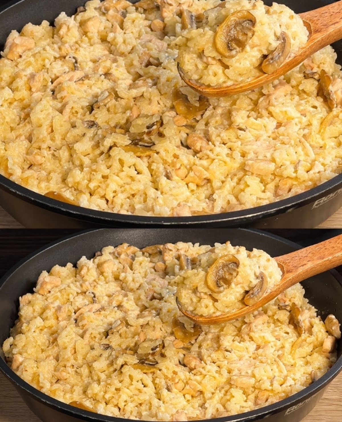 Creamy Chicken and Mushroom Risotto Recipe