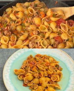 Homestyle Hearty Pasta Skillet Recipe
