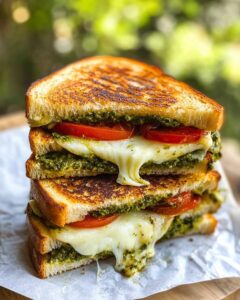 Pesto Grilled Cheese Sandwich Recipe