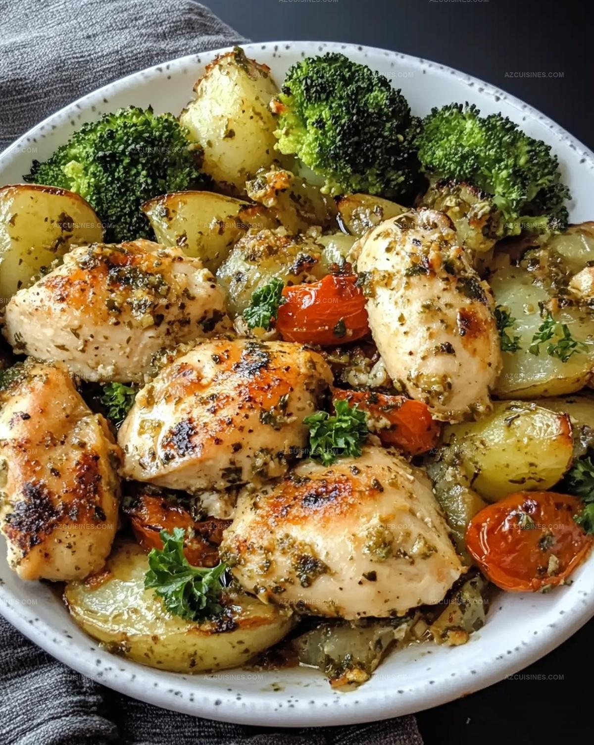 Baked Italian Chicken Dinner Recipe