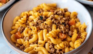 Enriched Beef and Shells Recipe