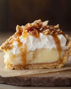 Freezer Caramel Drizzle Pie Recipe