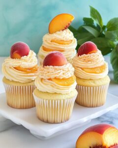 Peach Bellini Cupcakes Recipe