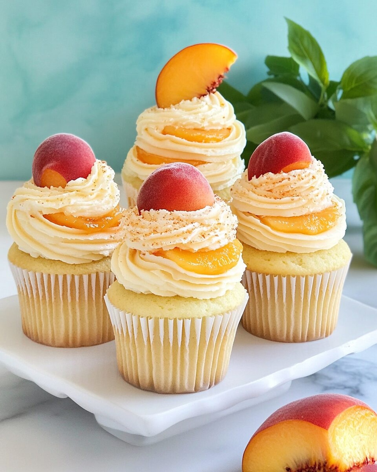 Peach Bellini Cupcakes Recipe
