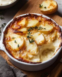 Brie Dauphinoise Potatoes Recipe