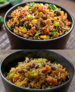 Mexican Fiesta Rice and Beans Recipe