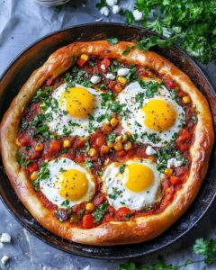 Shakshuka Khachapuri Recipe