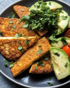 Air Fryer Tofu Milanesa Recipe