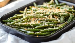 Roasted Parmesan Green Beans Recipe