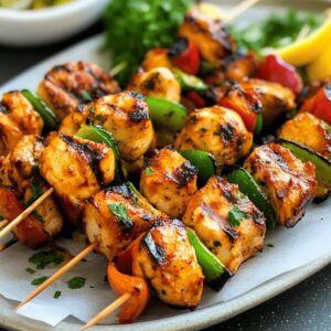 Chicken Skewers with Kabob Marinade Recipe