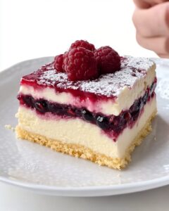 Vanilla Custard Fruit Slices Recipe