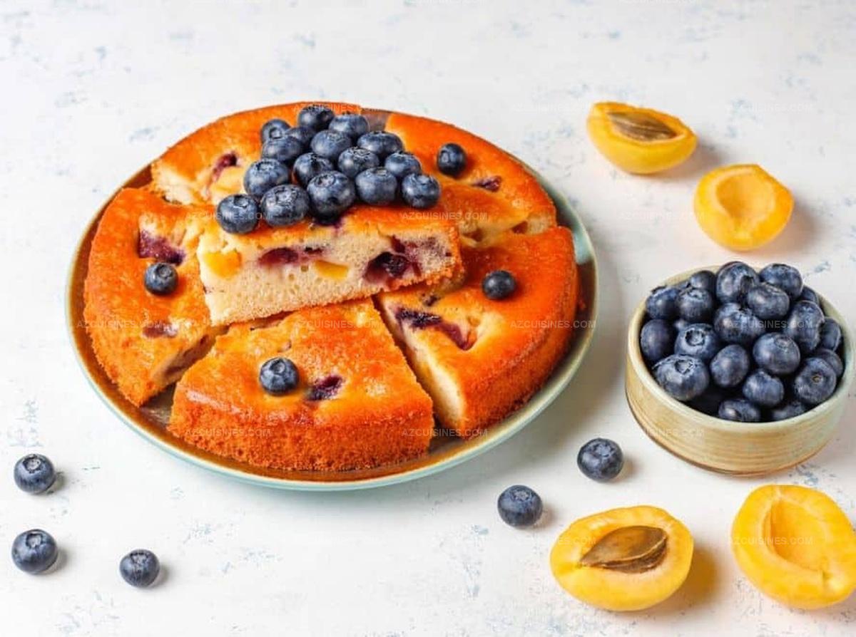 Peach and Blueberry Custard Pie Recipe