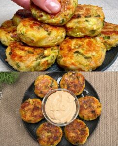Zesty Zucchini & Potato Fritters Recipe