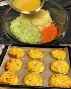 Zucchini and Potato Patties with Yogurt Sauce Recipe