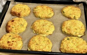 Zucchini and Potato Patties with Yogurt Sauce Recipe