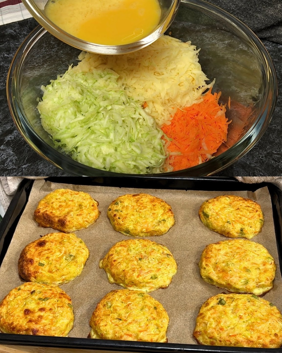 Zucchini and Potato Patties with Yogurt Sauce Recipe