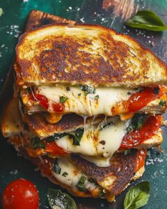 Lazy Chicken Parmesan Grilled Cheese Recipe