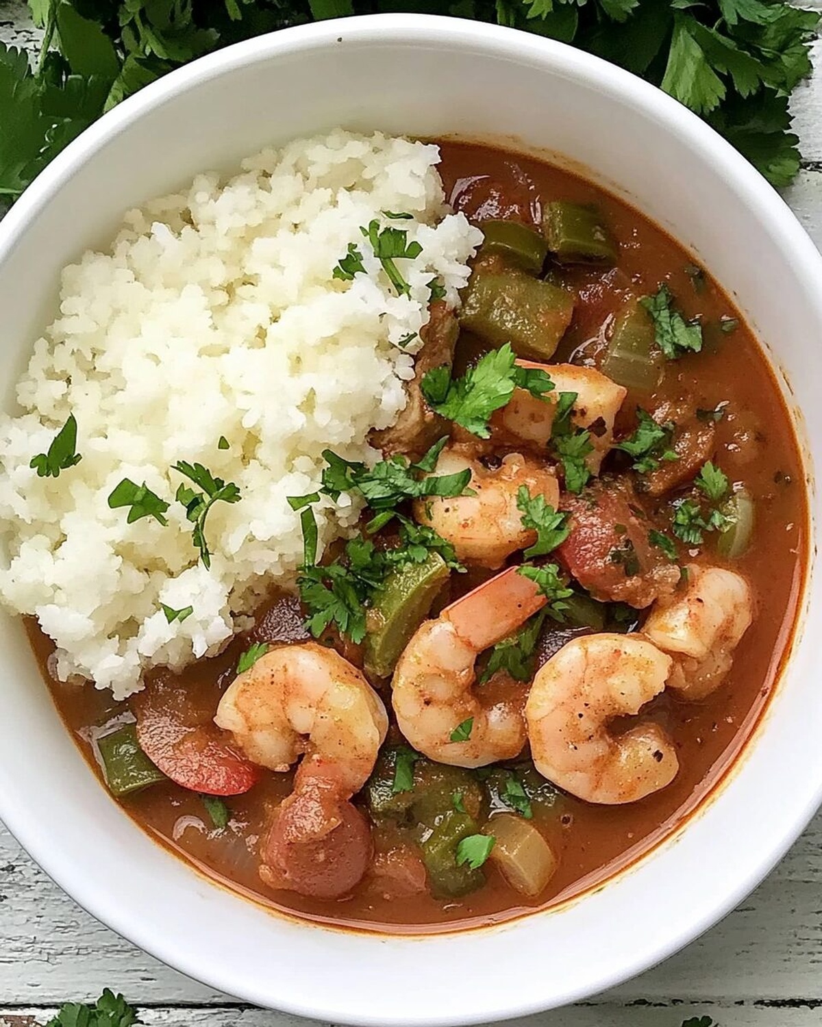 Healthier Slow Cooker Gumbo Recipe