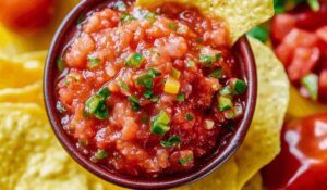 5 Minute Restaurant Style Salsa Recipe