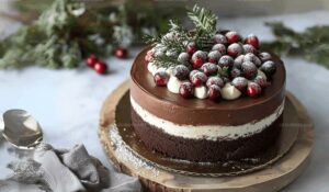 Double Chocolate Mousse Cake Recipe