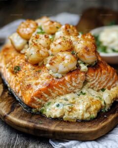 Decadent Seafood-Stuffed Salmon Delight Recipe