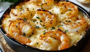 Garlic Shrimp Gratin Recipe