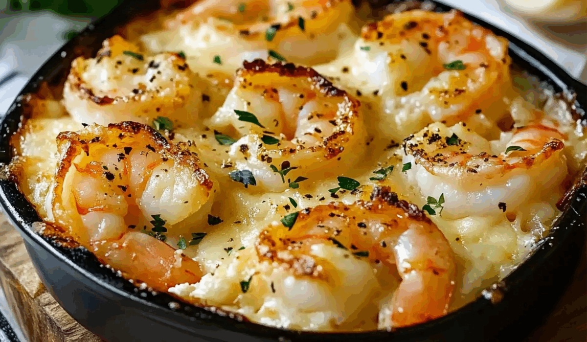 Garlic Shrimp Gratin Recipe