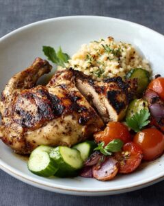 Chargrilled Chicken with Zesty Greek Marinade Recipe