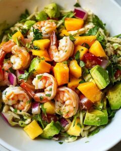 Prawn Mango Avocado Summer Salad Recipe