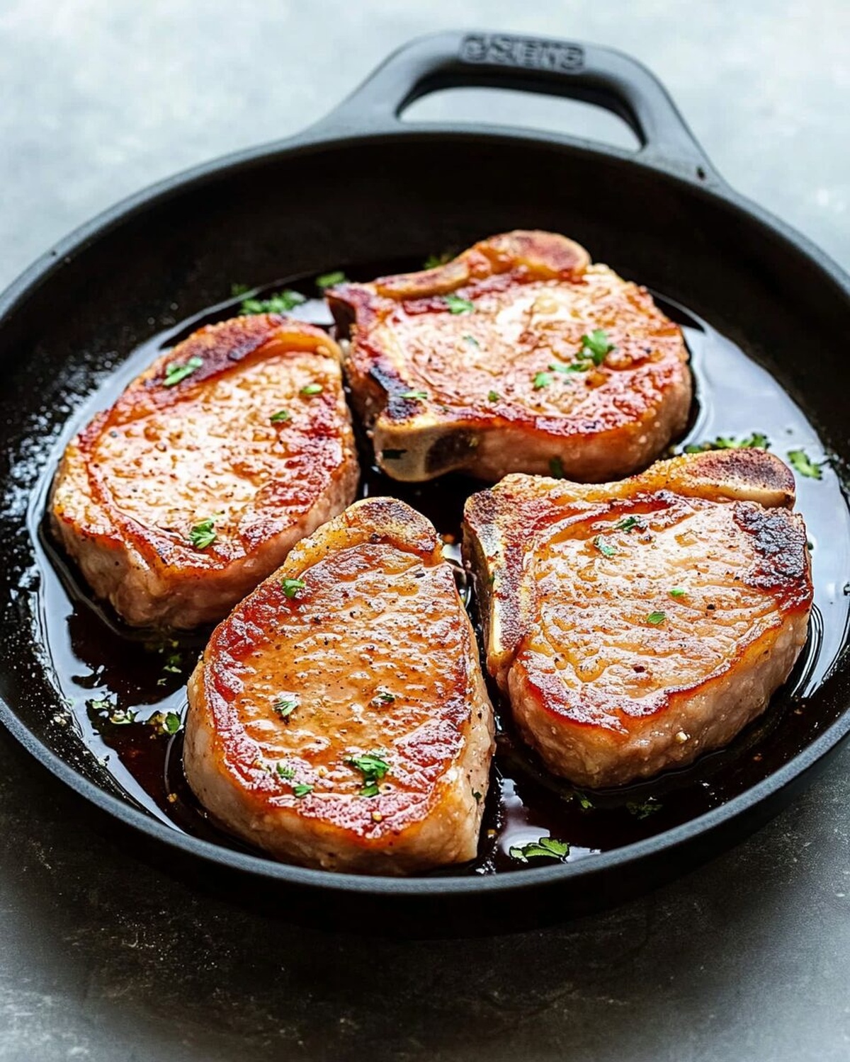 Honey Garlic Pork Chops Recipe