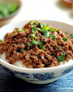 Savory Stir-Fried Minced Meat with Ginger and Garlic Recipe