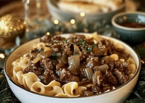 French Onion Beef And Noodles Recipe