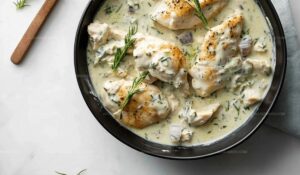 Creamy French Chicken Tarragon Recipe