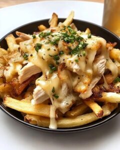 Chicken and Cheese Poutine Recipe