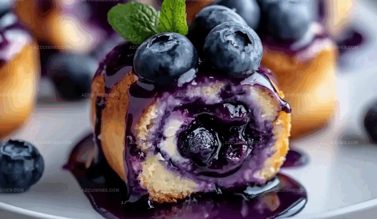 Blueberry Cheesecake Rolls Recipe