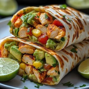 Chicken Avocado Ranch Burritos Recipe