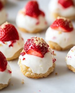 Strawberry Shortcake Bites Recipe