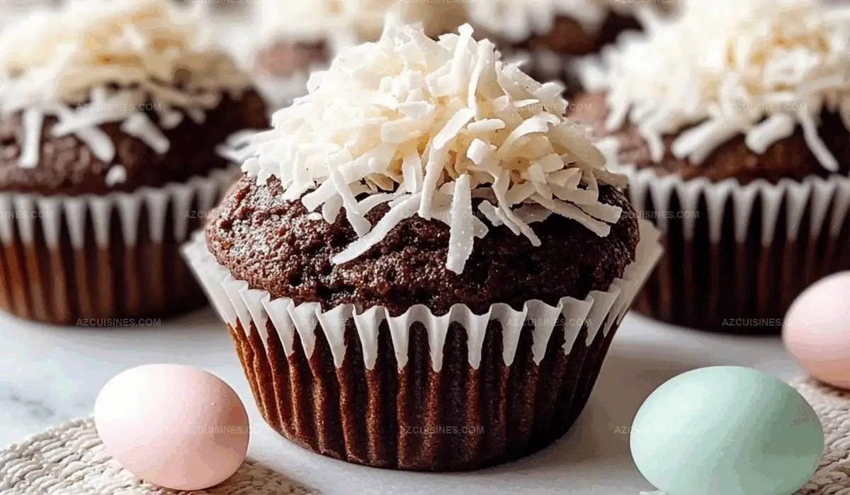 Coconut Chocolate Easter Cupcakes Recipe