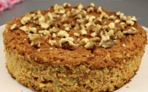 Carrot and Apple Oatmeal Cake Recipe
