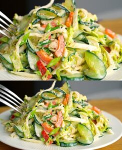 Refreshing Herbal Cucumber Salad Recipe