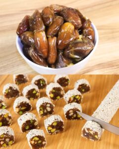Energy Dessert with Dates and Nuts Recipe