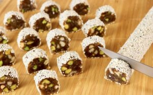 Energy Dessert with Dates and Nuts Recipe