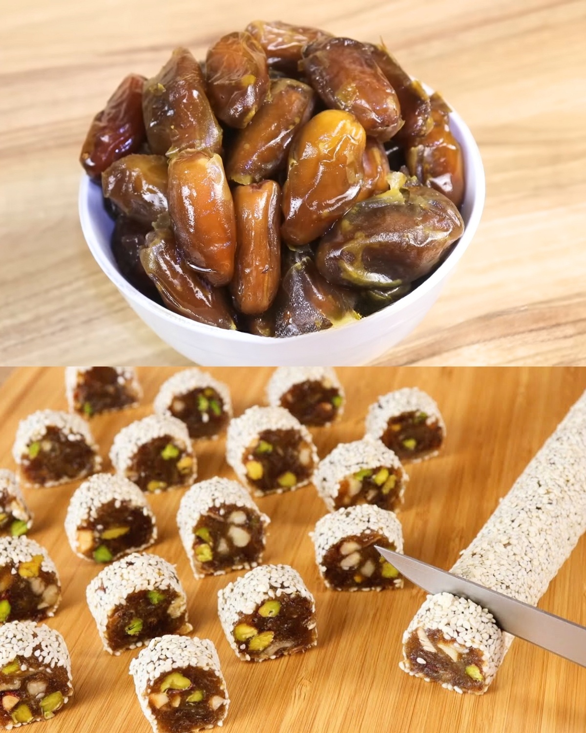 Energy Dessert with Dates and Nuts Recipe