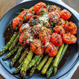 Roasted Asparagus and Tomatoes Recipe