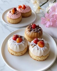 Delicate, Light, and Sweet Mini Cakes Recipe