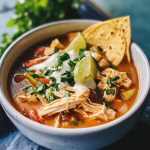 Crockpot Chicken Tortilla Soup Recipe